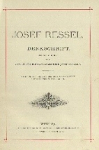 Obálka knihy Josef Ressel: Denkschrift