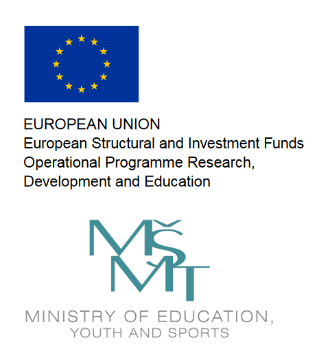 Logo: EU European Structural and Investment Funds; OP Research, Development and Education