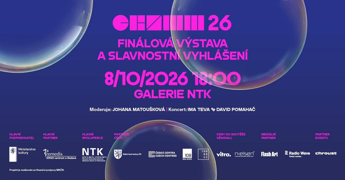 Plakát k výstavě Cena kritiky za mladou malbu