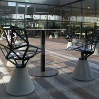 6NP atrium from inside -chair detail