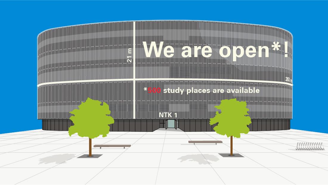 Library Building is Open