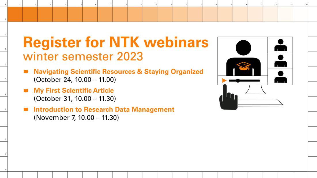 Webinars for the winter semester