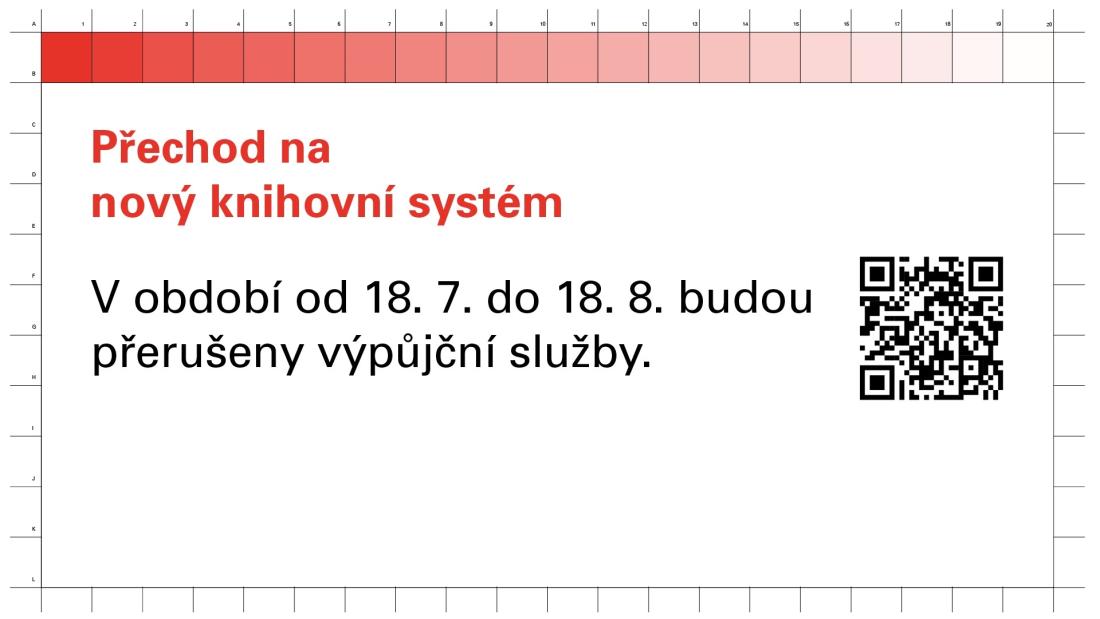 Přech&aacute;z&iacute;me na nov&yacute; knihovn&iacute; syst&eacute;m